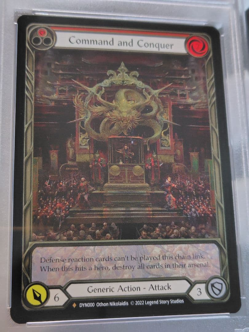 【PSA9】 Command and Conquer cold foil fab