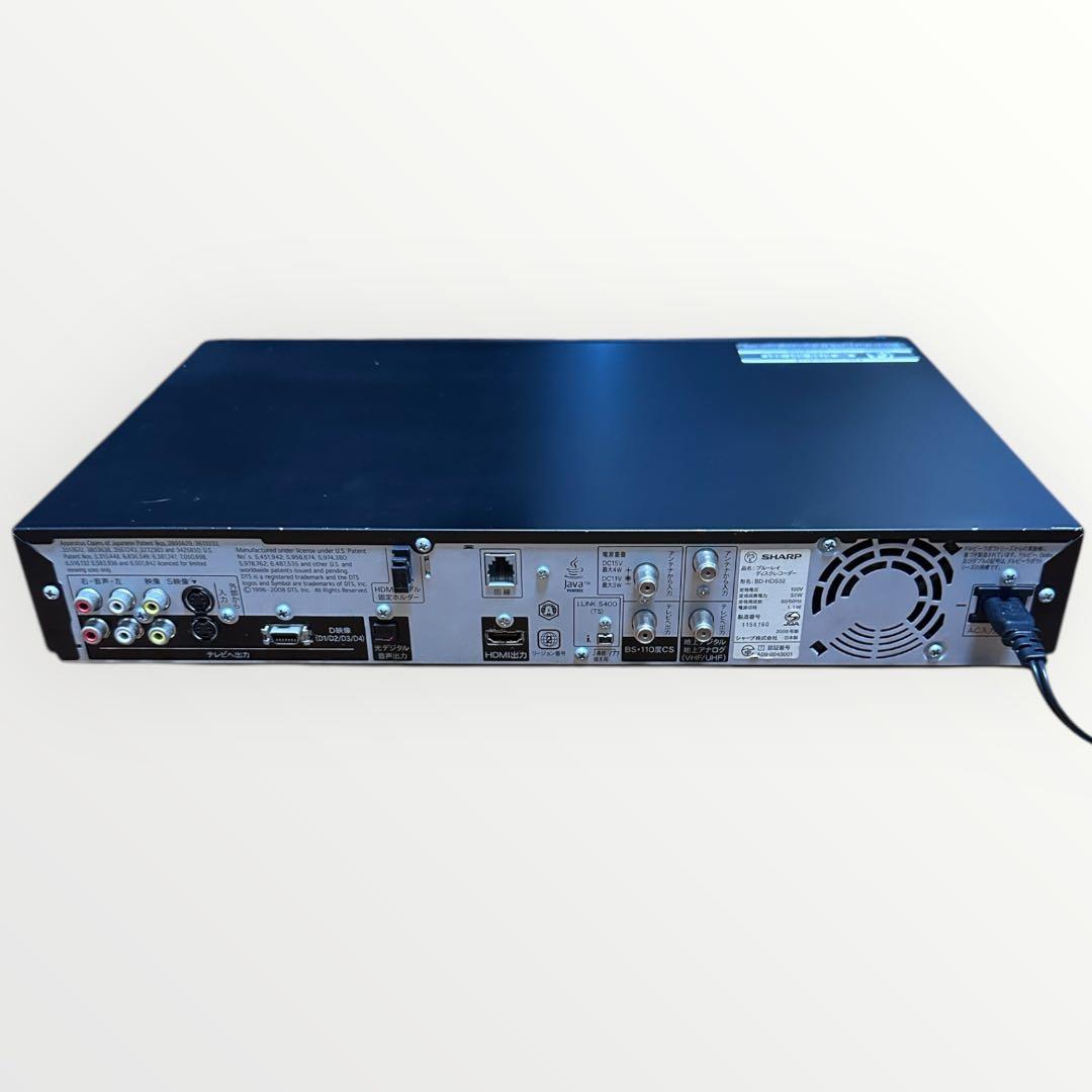シャープ SHARP AQUOS ブルーレイレコーダー BD-HDS32