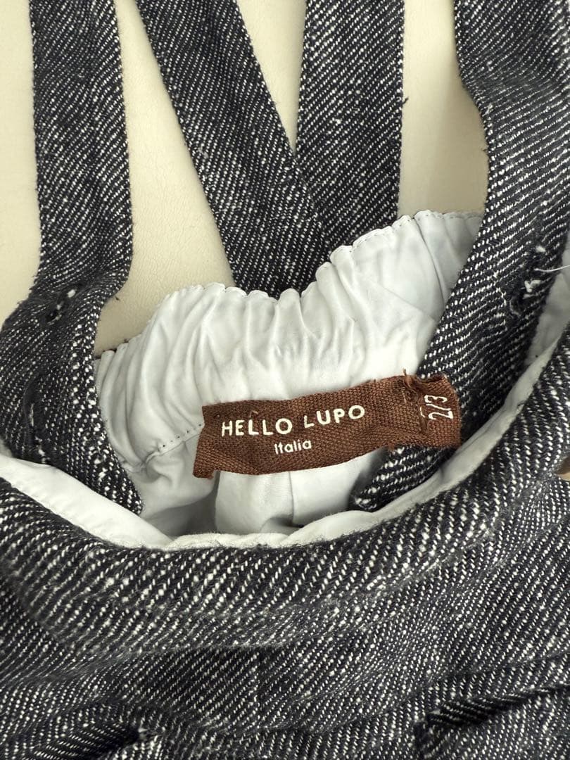 ボトムス HELLO LUPO Cappuccino trousers, black D