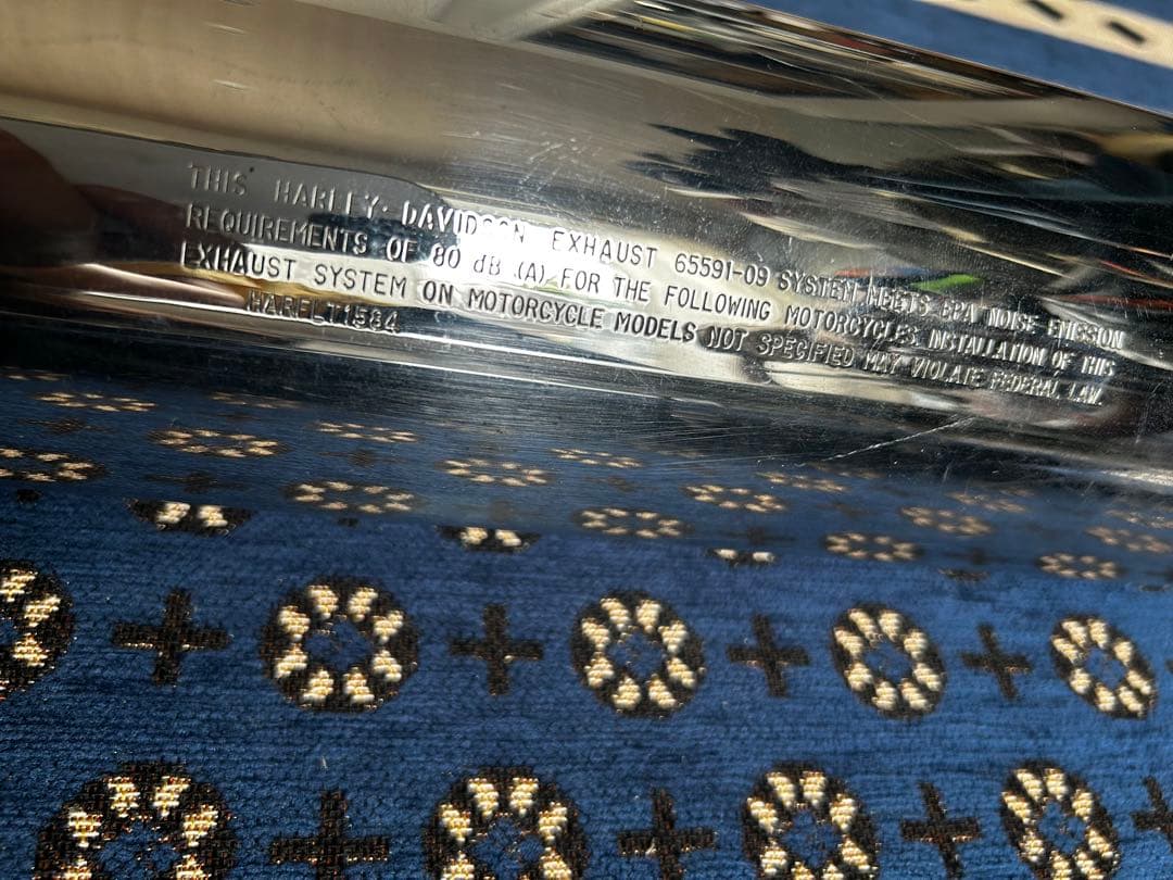 ハーレー　北米マフラー スリップオン　中古　1580 ツーリング系～2016年