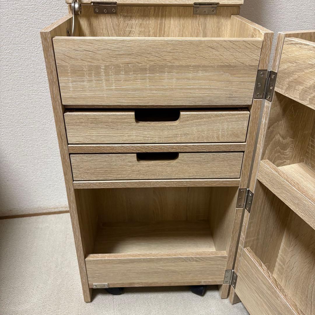 折りたたみ式ドレッサーワゴン [幅38] LOWYA