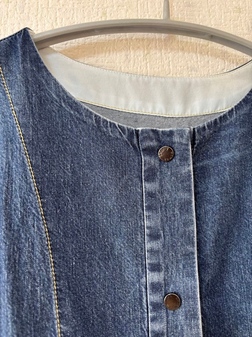 大人気！アヤン ayane バックフリルデニムシャツジャケット　新品未使用タグ付