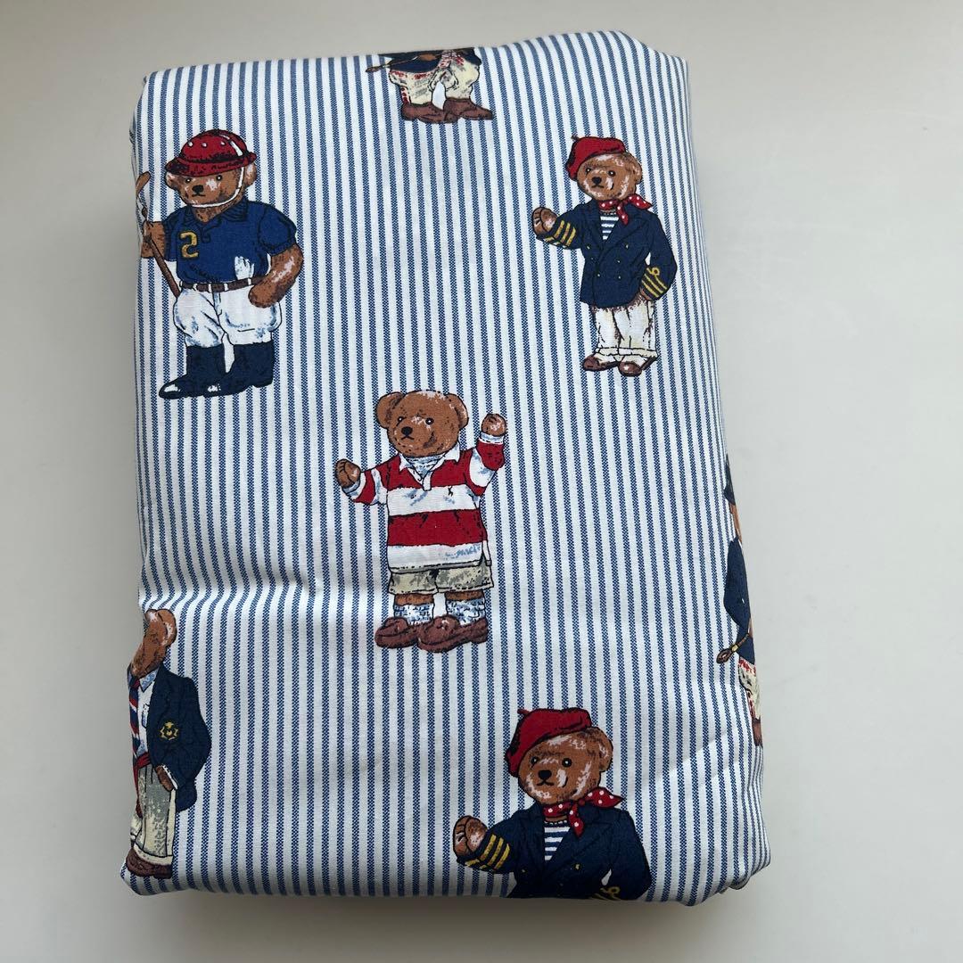 ラルフローレン　ポロベア　掛け布団カバー　クイーンサイズ