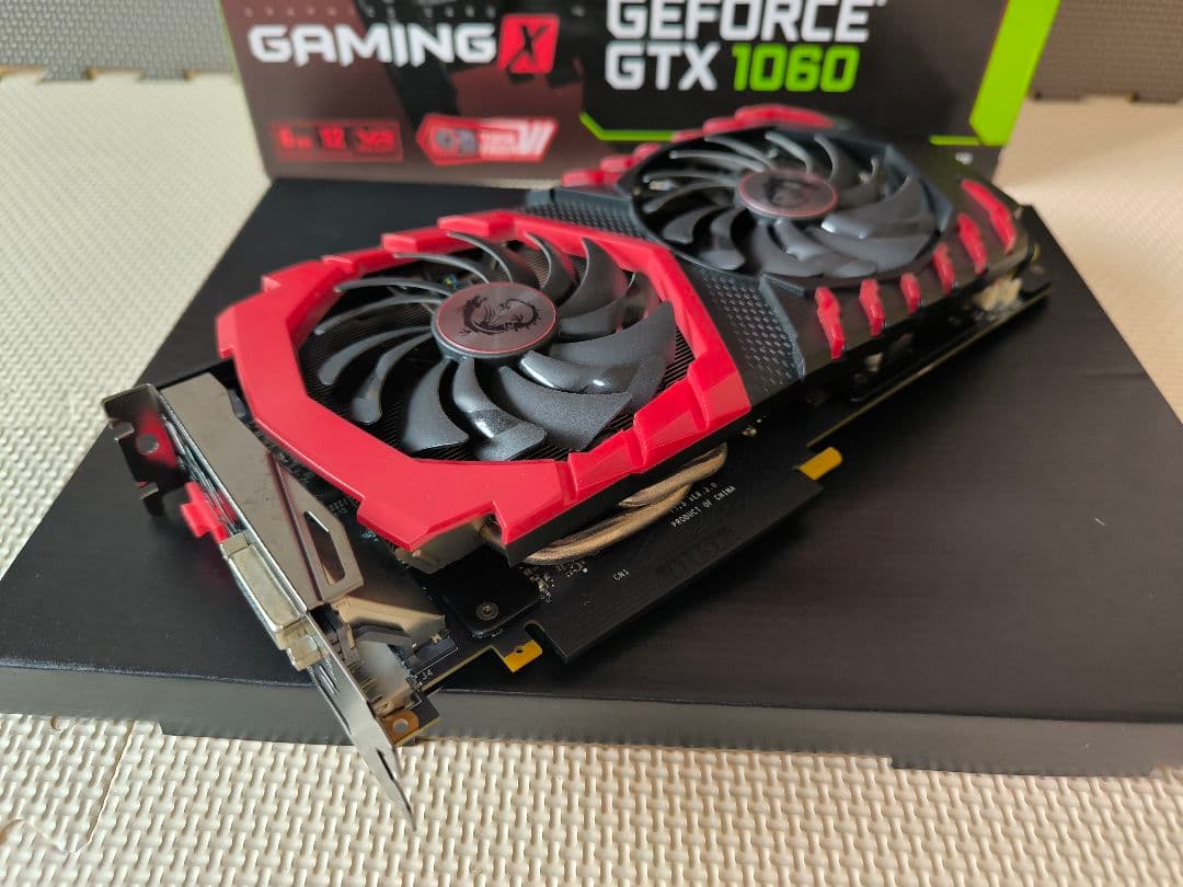 グラフィックボード・グラボ・ビデオカード NVIDIA MSI GeForce GTX 1060 GAMING X 6G