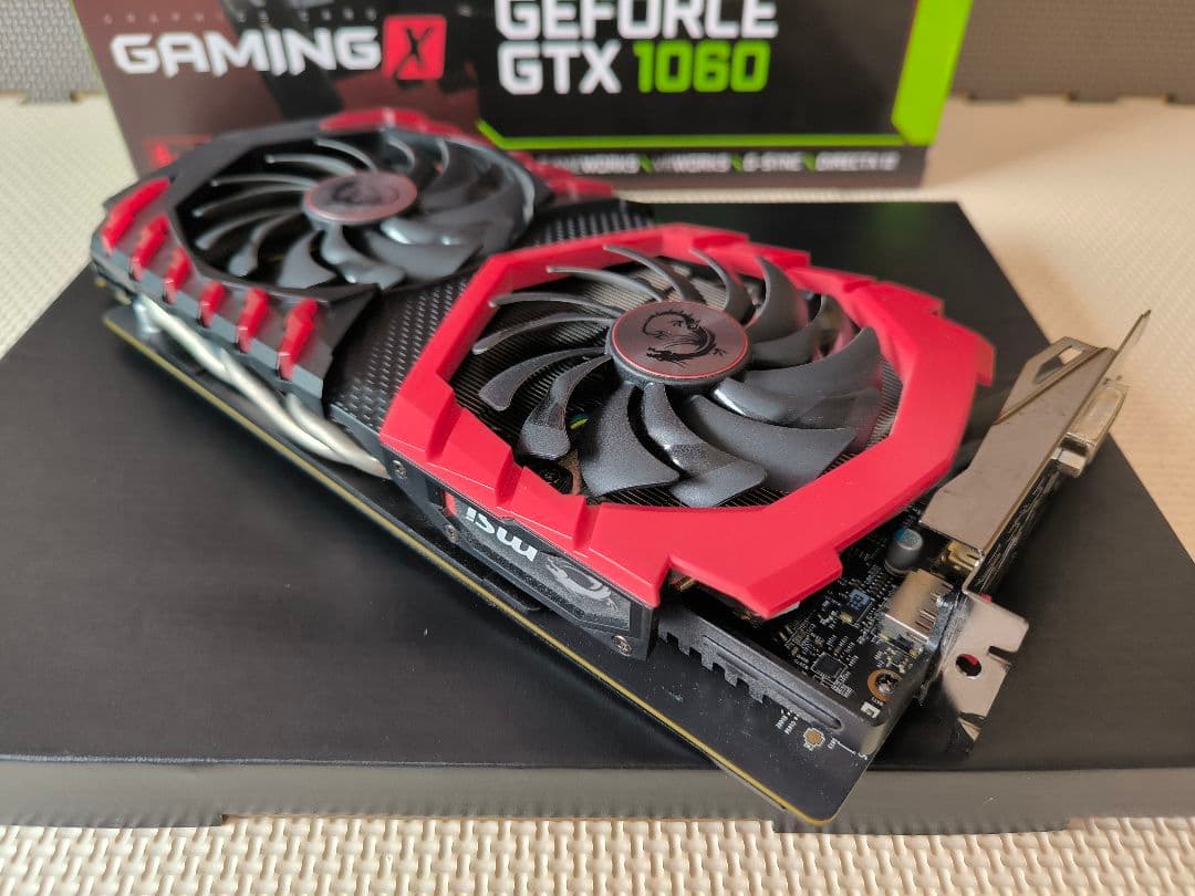 グラフィックボード・グラボ・ビデオカード NVIDIA MSI GeForce GTX 1060 GAMING X 6G