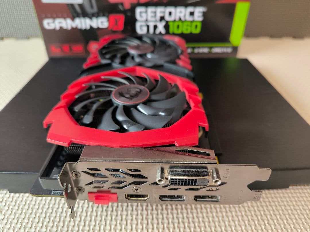 グラフィックボード・グラボ・ビデオカード NVIDIA MSI GeForce GTX 1060 GAMING X 6G