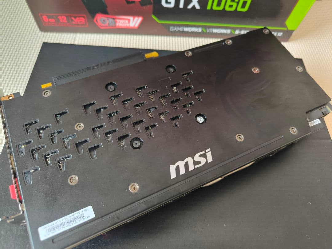 グラフィックボード・グラボ・ビデオカード NVIDIA MSI GeForce GTX 1060 GAMING X 6G