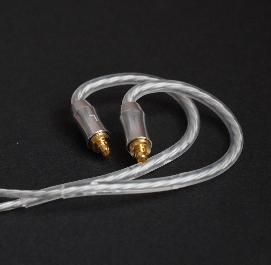 マッチ 超冷凍製単結晶銅銀メッキ最高スペックリケーブルIE900/2.5