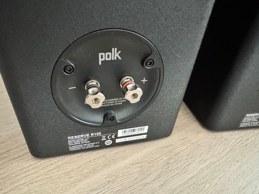 【美品】Polk R100 ブックシェルフスピーカー