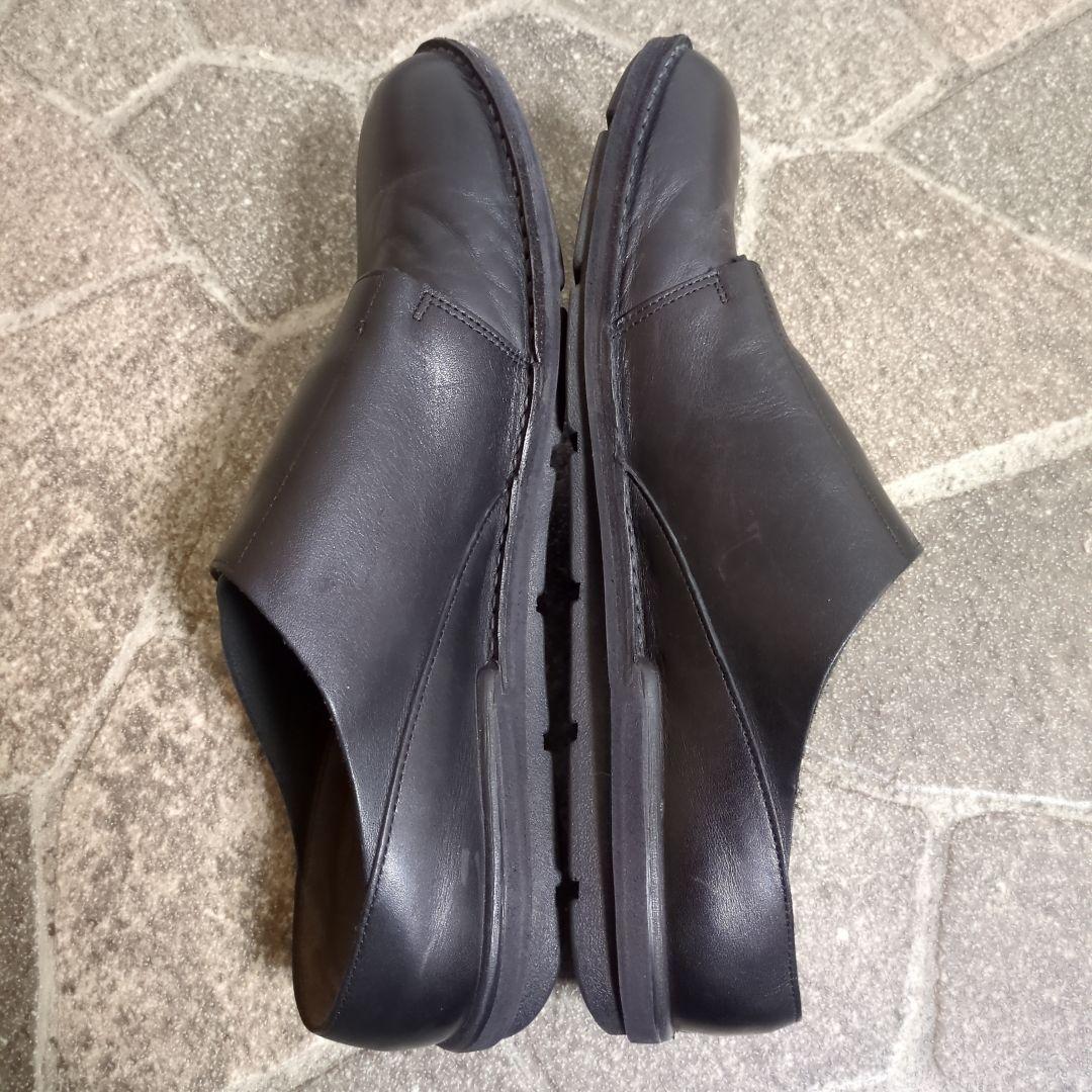 【美品】ムーンスター レザーサンダル 28cm ブラック 本革