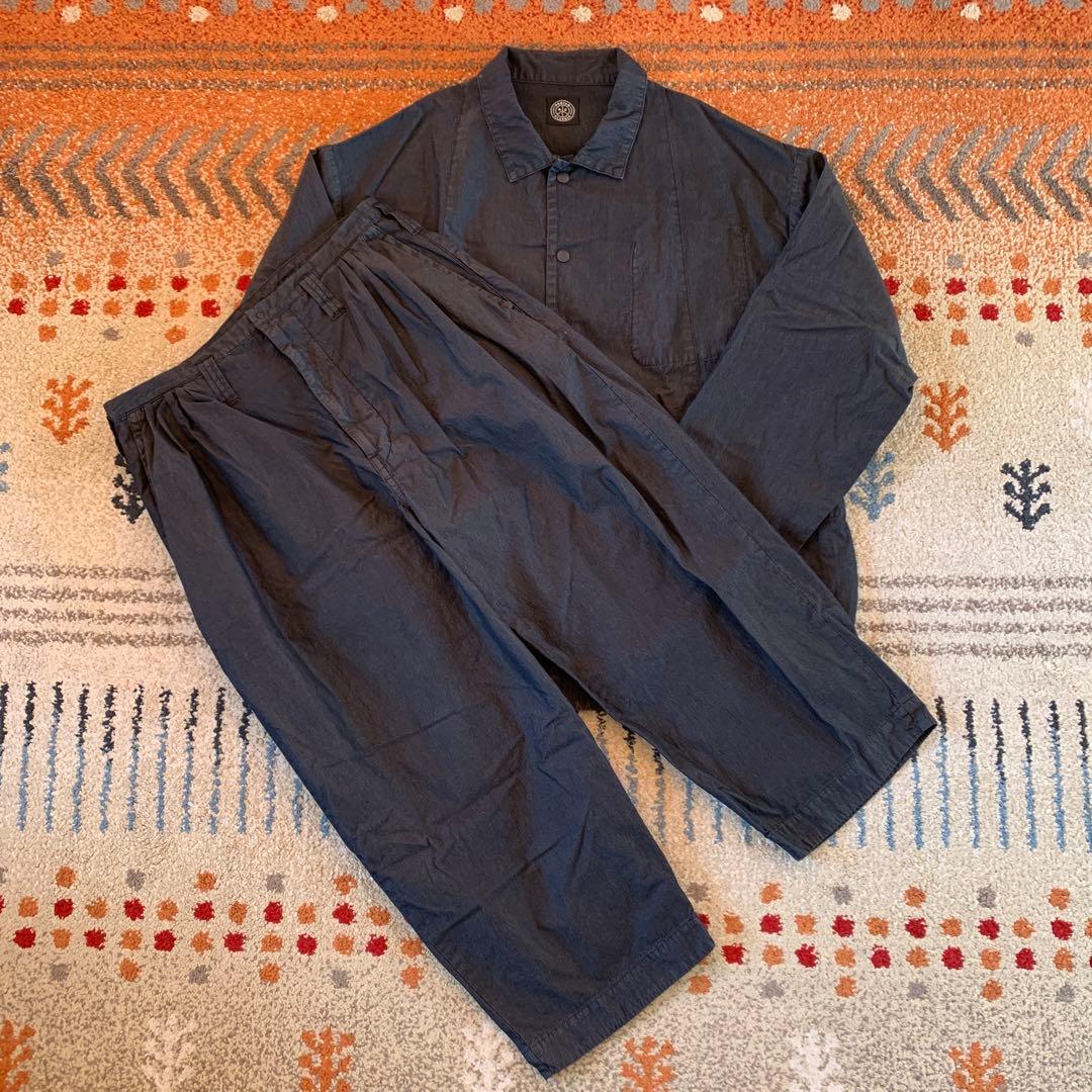 完売品 ポータークラシック ポプリンブラック セットアップ サイズ3 M 新品