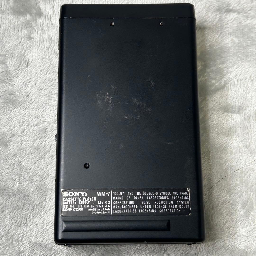 【希少/通電確認済】SONY WM-7 カセットウォークマン ※要整備・ジャンク