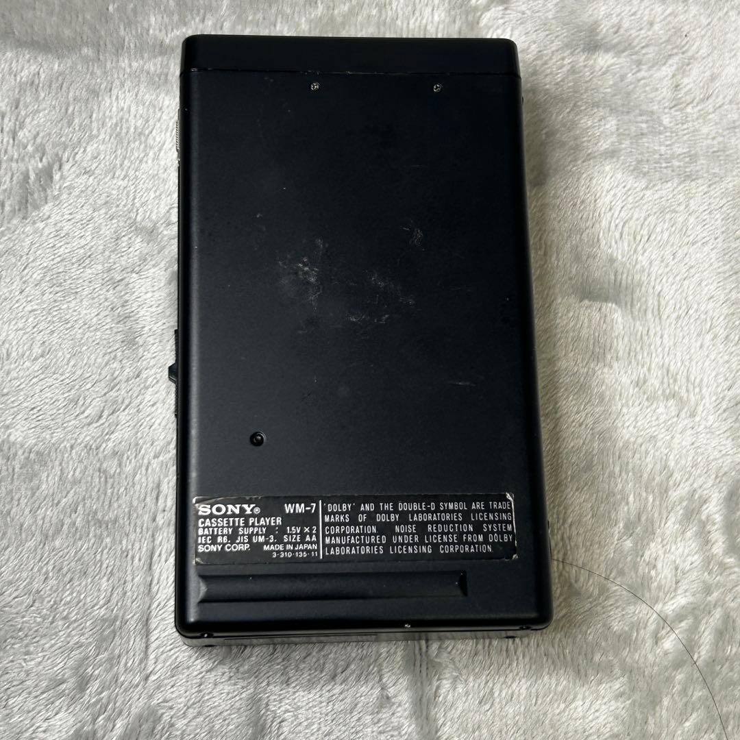 【希少/通電確認済】SONY WM-7 カセットウォークマン ※要整備・ジャンク