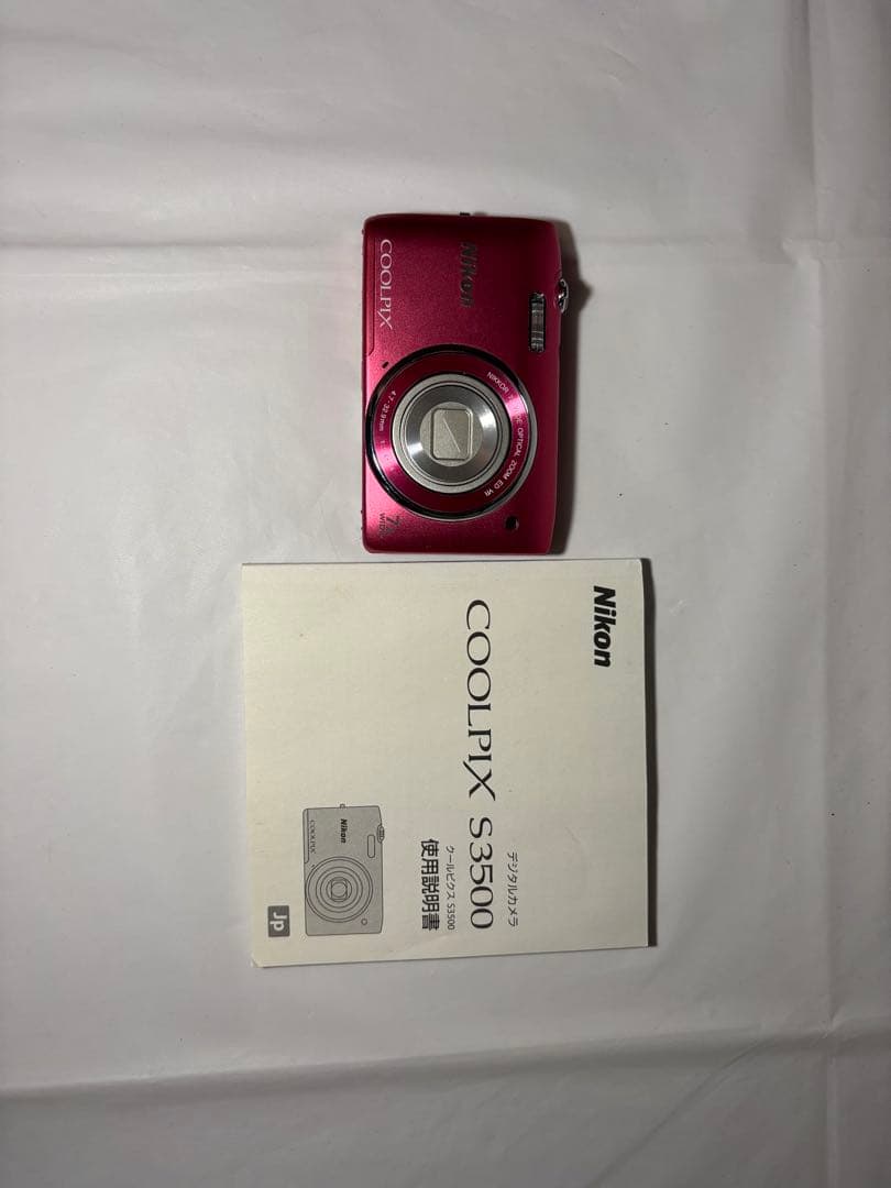Nikon COOLPIX S3500 ピンク 取扱説明書付き