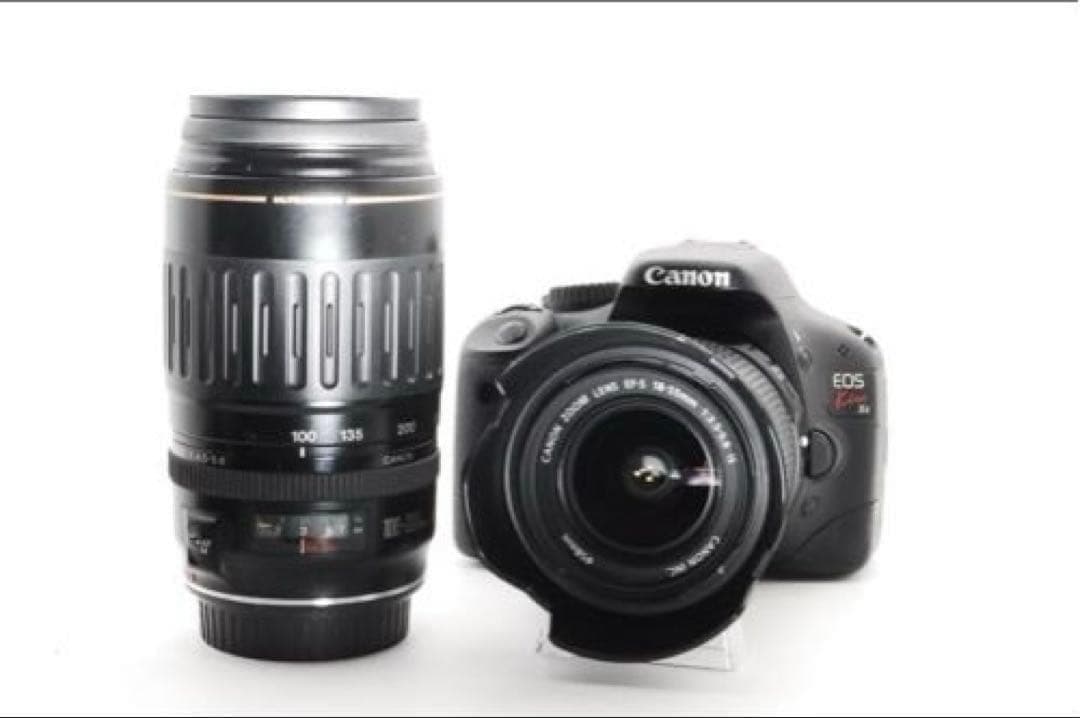 保証付きデジタル一眼レフダブルレンズセットCanon kiss X4