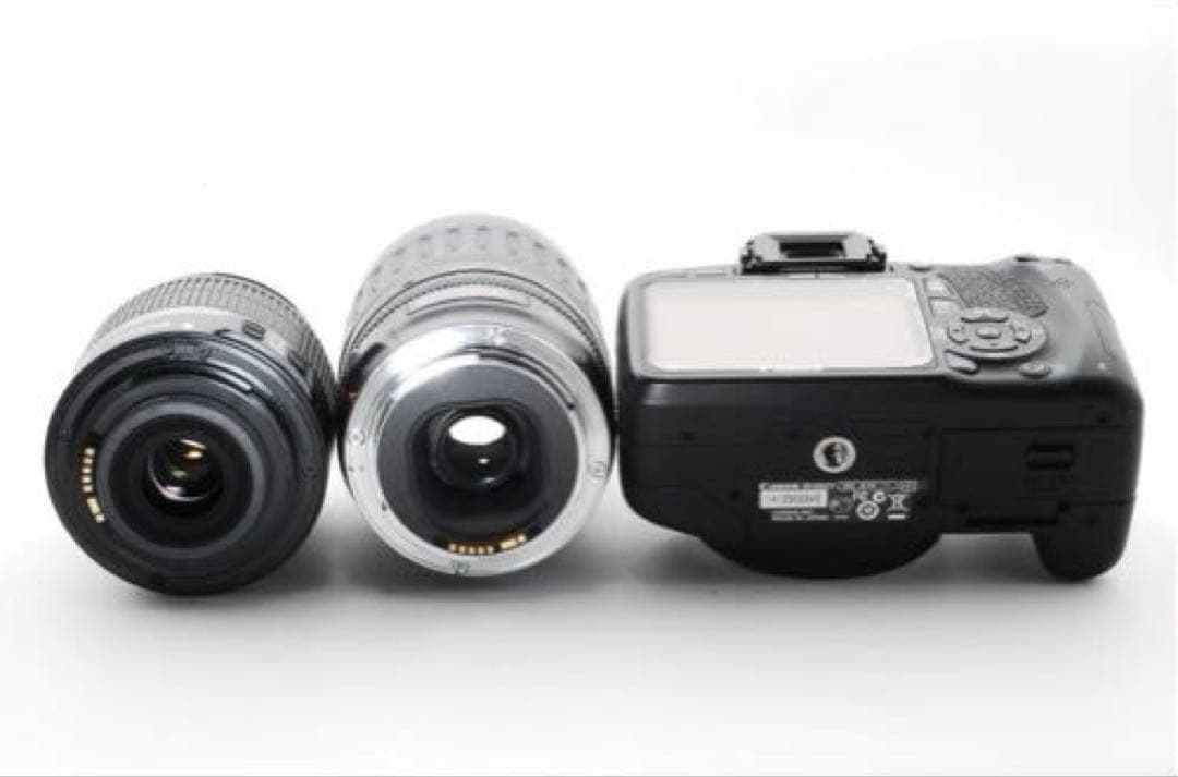 保証付きデジタル一眼レフダブルレンズセットCanon kiss X4