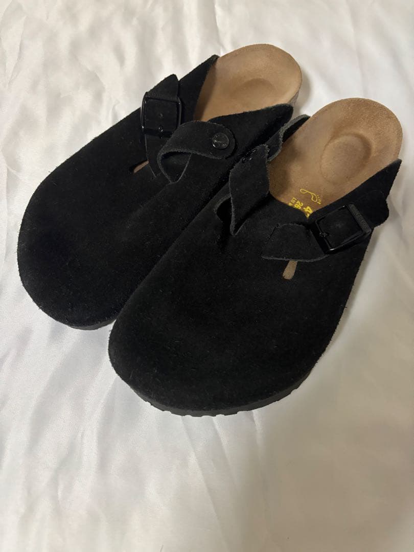 Birkenstock ボストン Boston 41 ビルケン 黒 スウェード