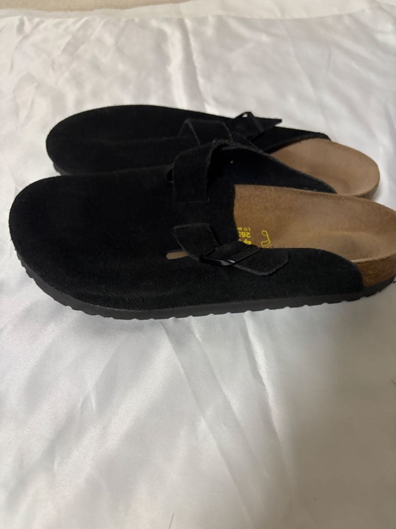 Birkenstock ボストン Boston 41 ビルケン 黒 スウェード