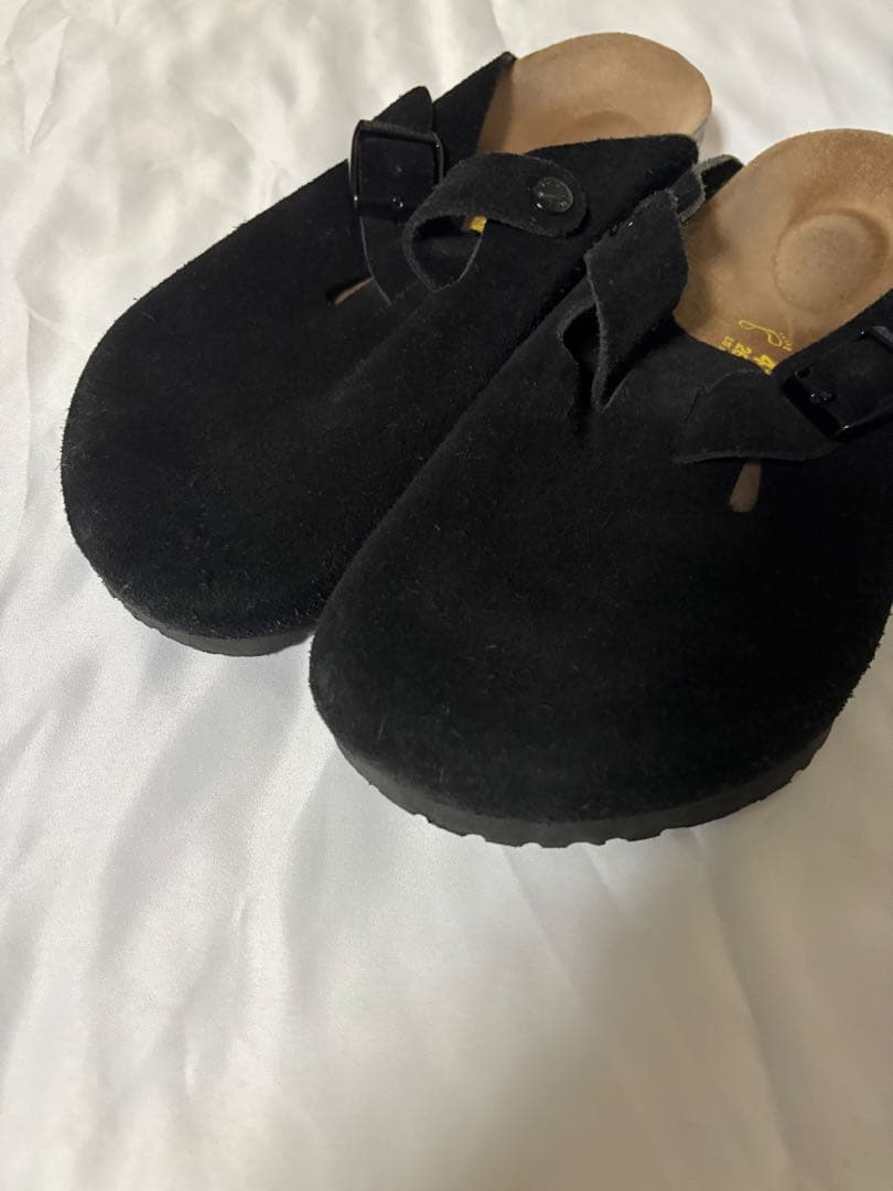 Birkenstock ボストン Boston 41 ビルケン 黒 スウェード