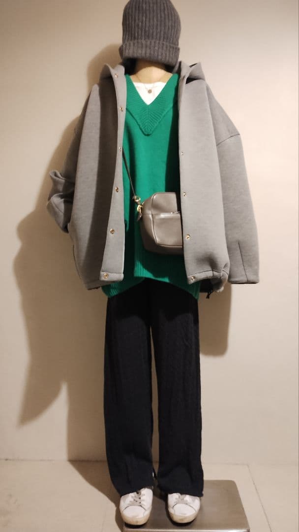 Tpon様 C6861 フーディーブルゾンコーデ