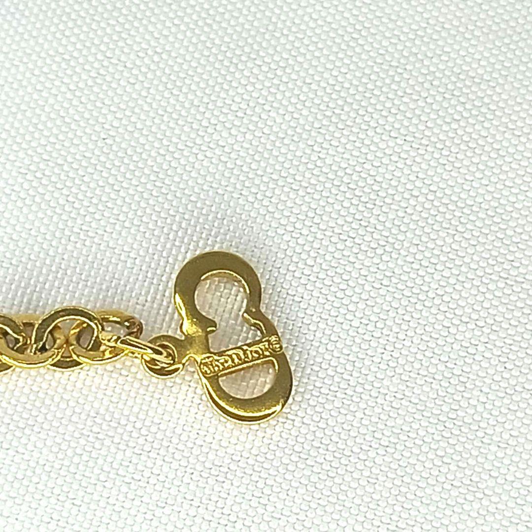 ​【美品/刻印有】Christian Diorネックレス CDロゴ ゴールド希少