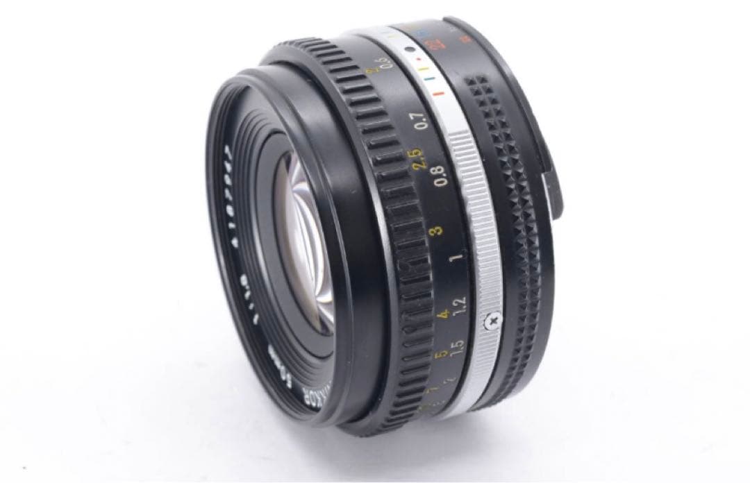 Nikon Ai-S NIKKOR 50mm F1.8 パンケーキレンズ MF