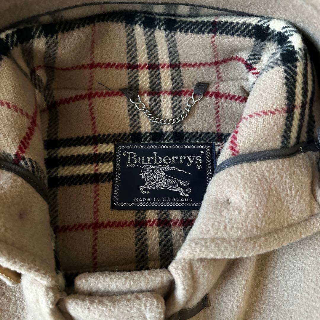 【Burberry】バーバリー 美品 ダッフルコート ノバチェック ヴィンテージ