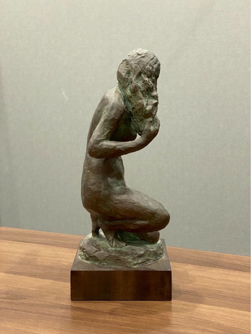 杉村尚　ブロンズ　女性像 彫刻