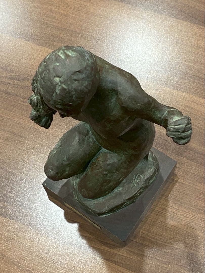 杉村尚　ブロンズ　女性像 彫刻