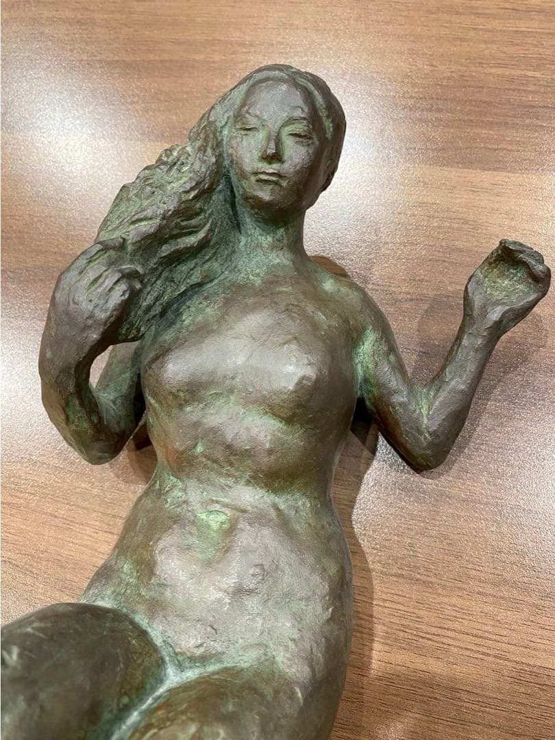 杉村尚　ブロンズ　女性像 彫刻