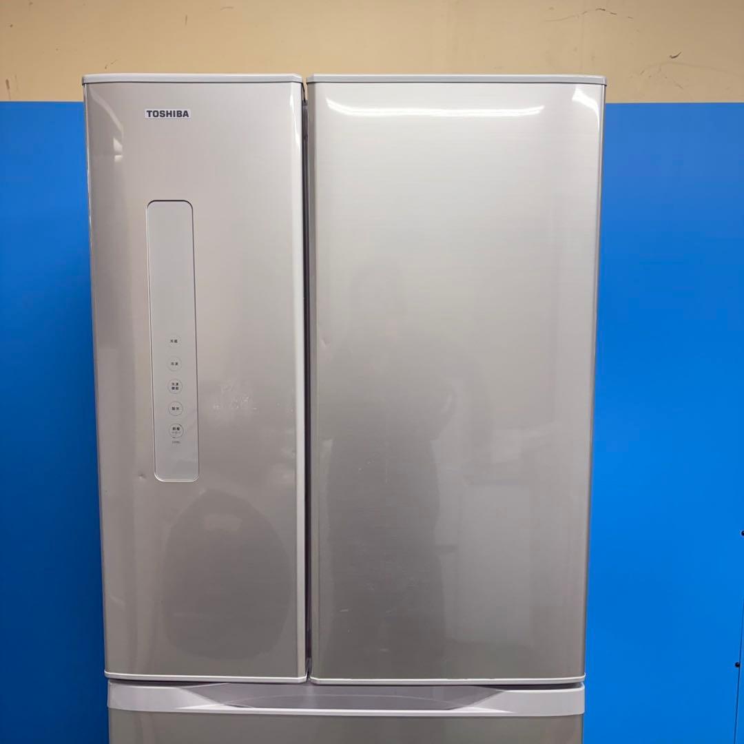 634 大型冷蔵庫　6ドア　観音開き　フレンチドア　500L〜600L 自動製氷