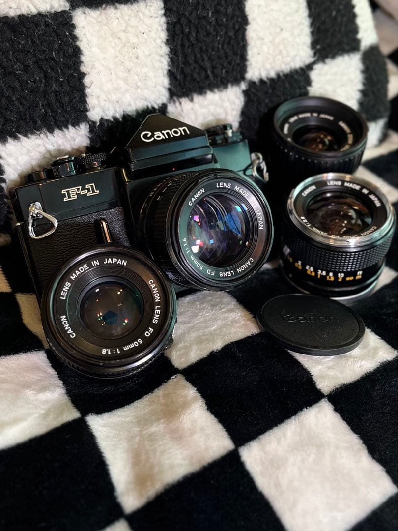 Canon F-1 一眼レフカメラ レンズ4本セット
