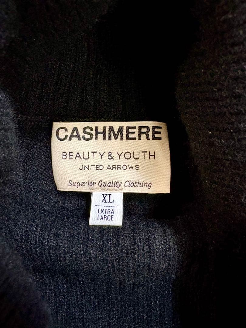 ★ヒロ★【カシミヤ100%】　ユナイテッドアローズ　タートルネックセーター