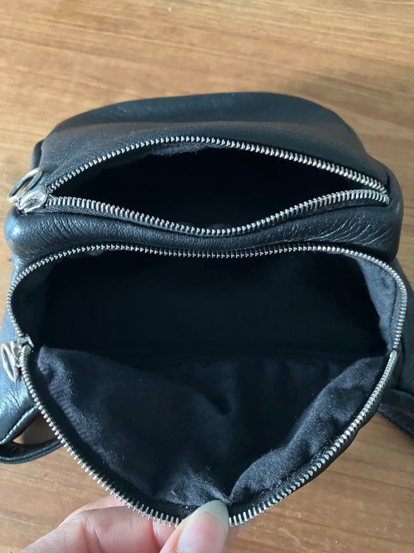 【美品】Aeta ディアレザー ウエストバッグWAIST POUCH S BAG