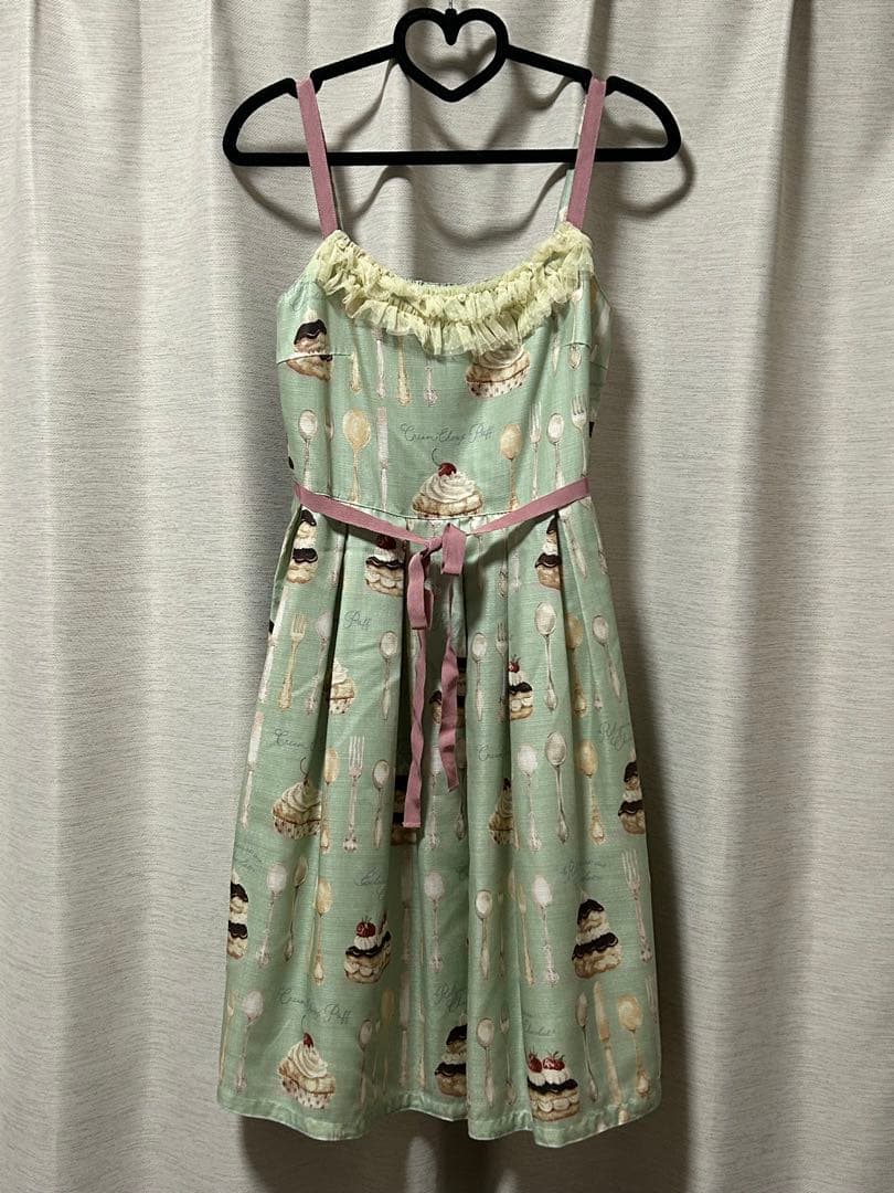 ルルゲッタ　キャミワンピース　Cream Choux Puff