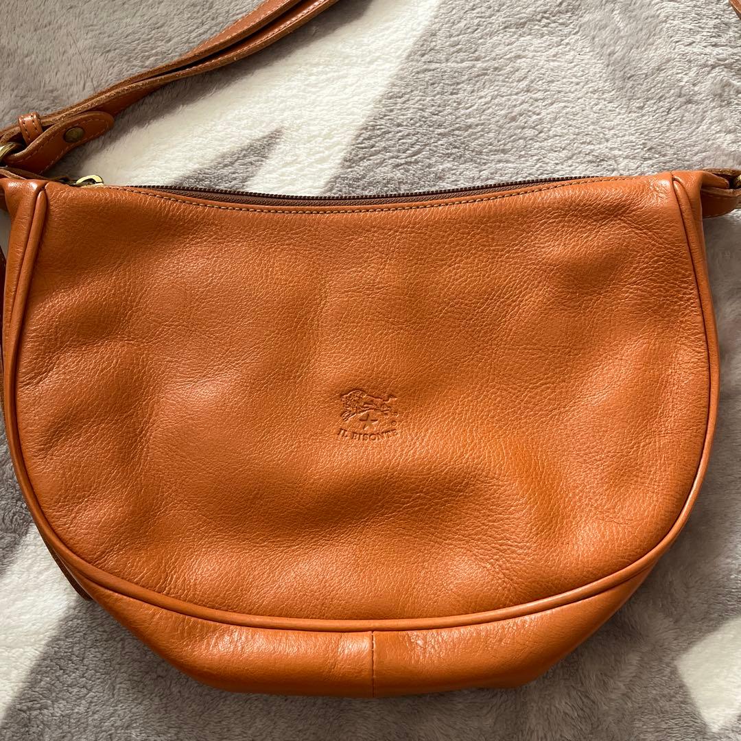 IL BISONTE ショルダーバッグ ブラウン　本革