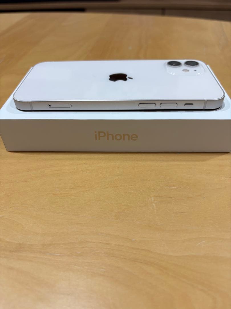 【美品】Apple iPhone 12 64GB ホワイト（付属品完備）