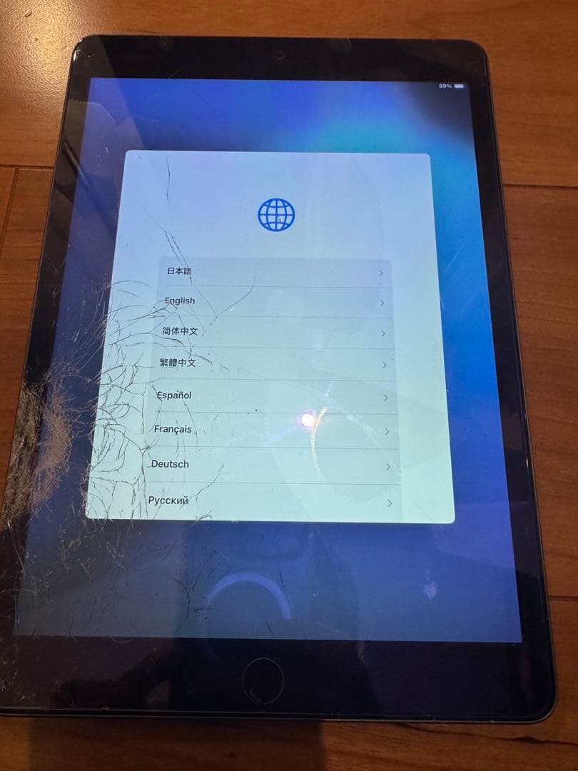 【ジャンク】apple iPad 第9世代Wi-Fiモデル64GBスペースグレイ