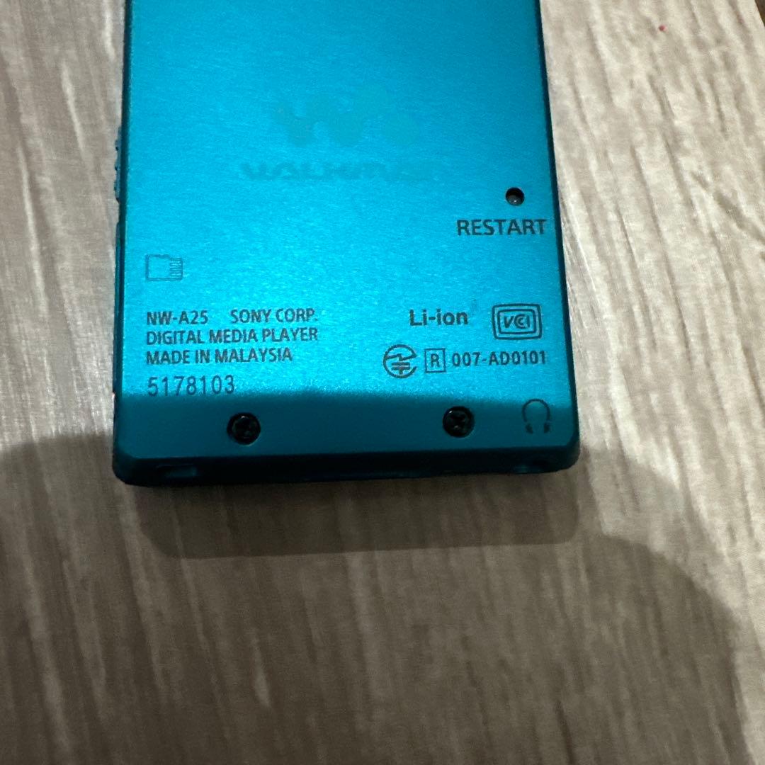 SONY ソニー　ウォークマン　NW-A25 充電器付き