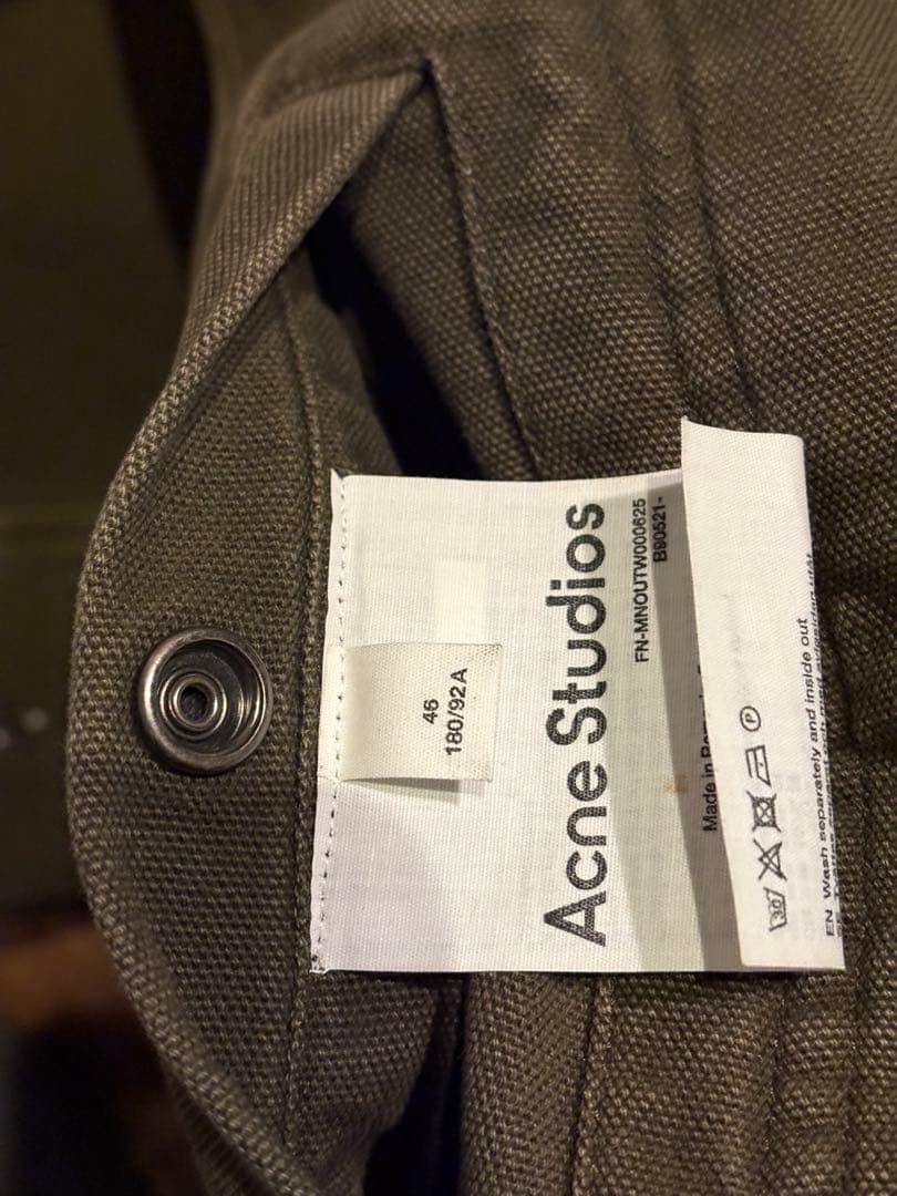 Acne Studios オーバーサイズ モッズコート 46 アクネ