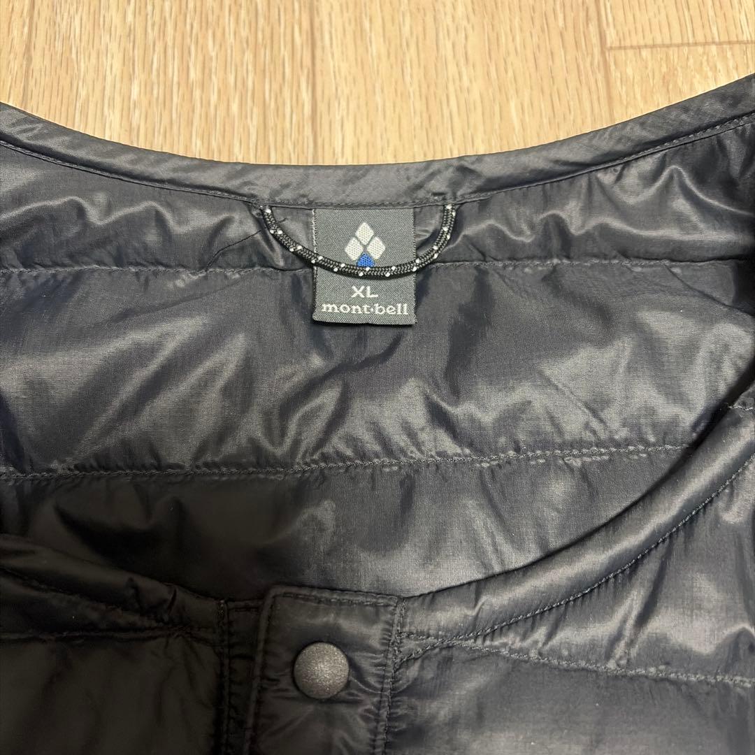 mont-bell モンベル スペリオダウン ラウンドネック　黒　XL 半袖