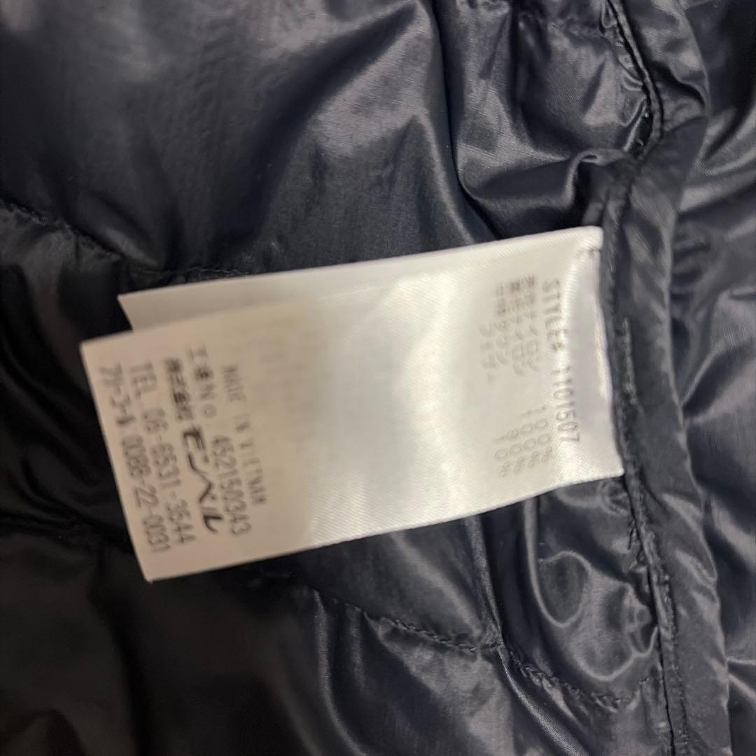 mont-bell モンベル スペリオダウン ラウンドネック　黒　XL 半袖