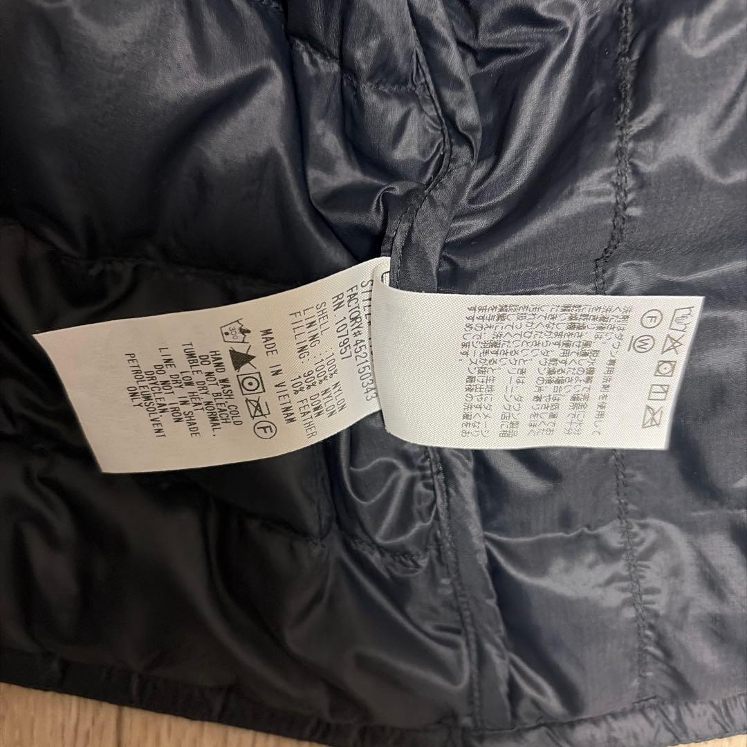 mont-bell モンベル スペリオダウン ラウンドネック　黒　XL 半袖