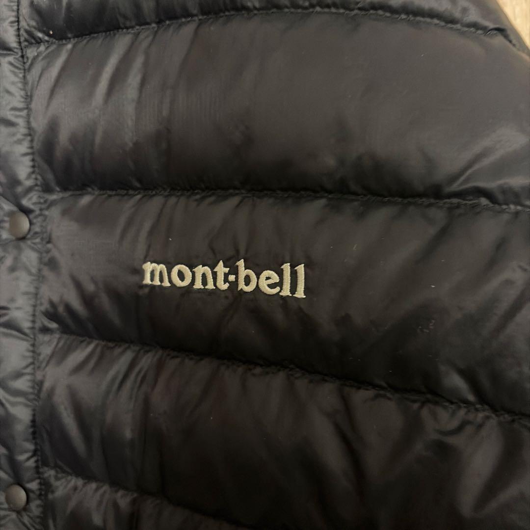 mont-bell モンベル スペリオダウン ラウンドネック　黒　XL 半袖