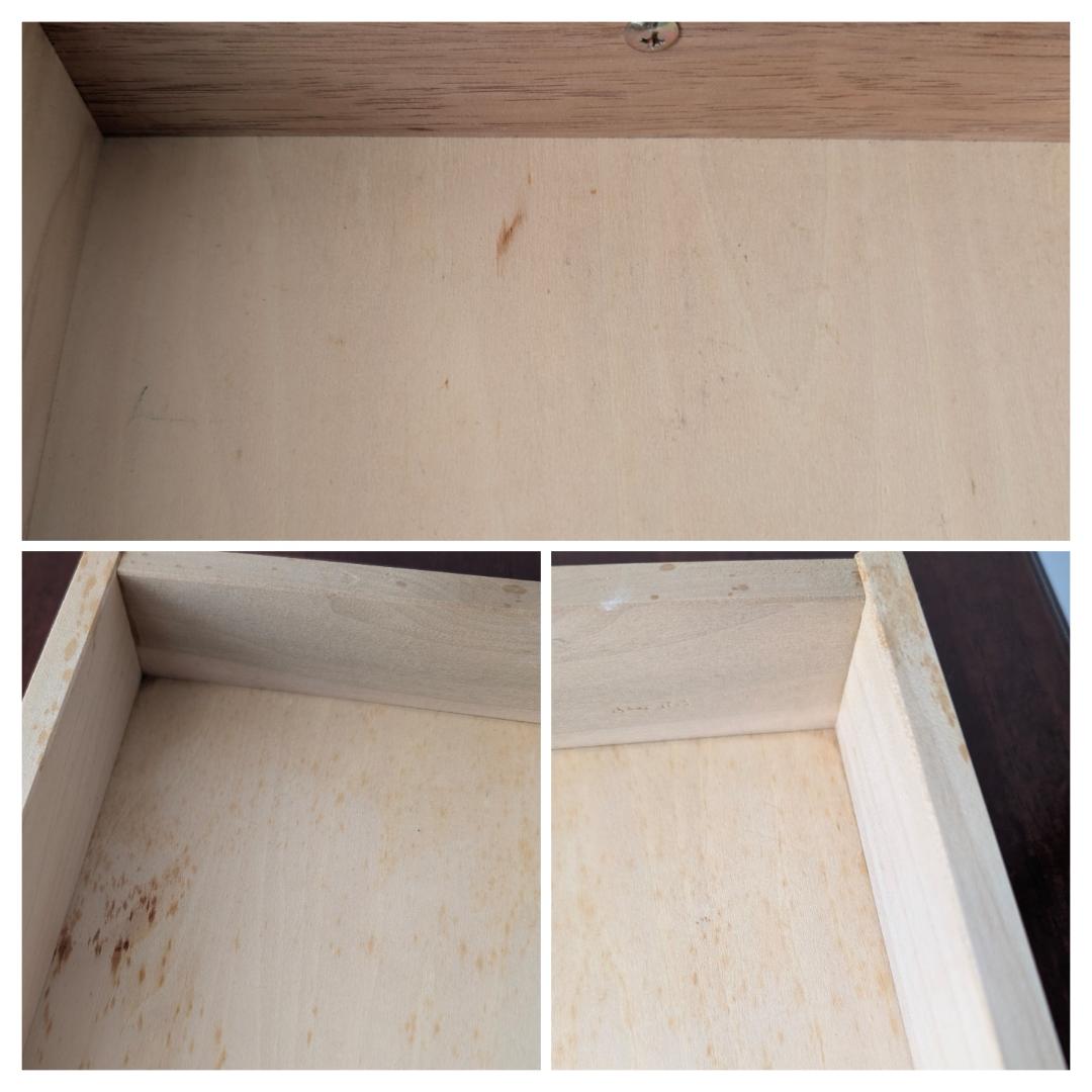 USED MARUNI マルニ ウッド サイドテーブル 猫脚 引き出し付き 廃番