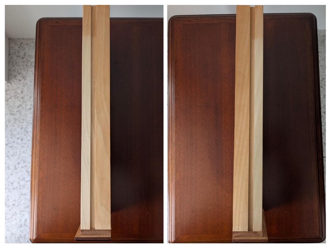 USED MARUNI マルニ ウッド サイドテーブル 猫脚 引き出し付き 廃番