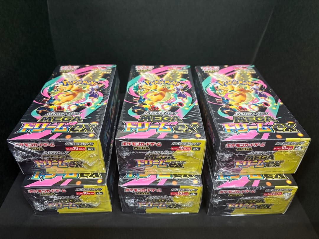 シュリンク付き ポケモンカード MEGAドリームex 6BOX