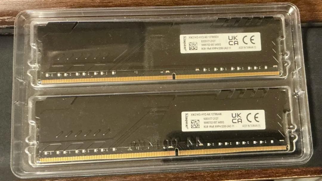 Kingston FURY メモリ DDR4 3200MHz 8GBx2枚