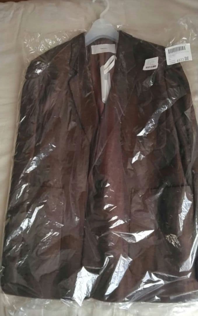 todayful Boyfriend Linen Jacket チョコ　36