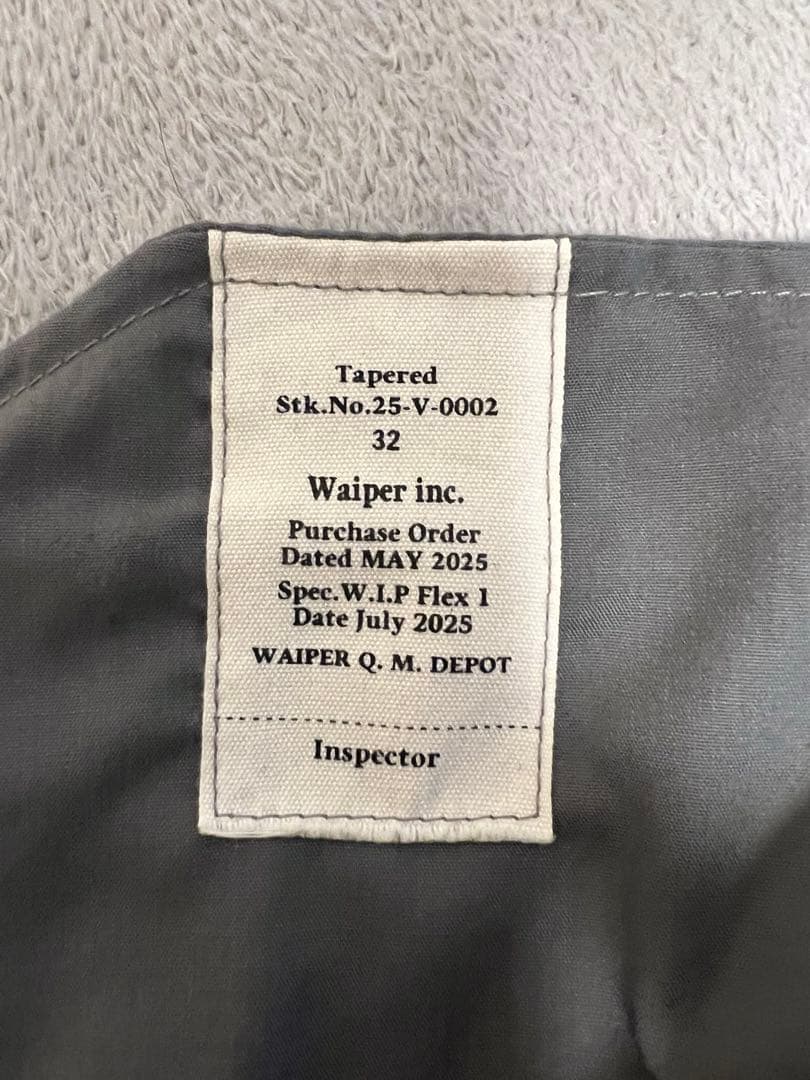 WAIPER.inc M-49 ストレッチトラウザー テーパード WP1141